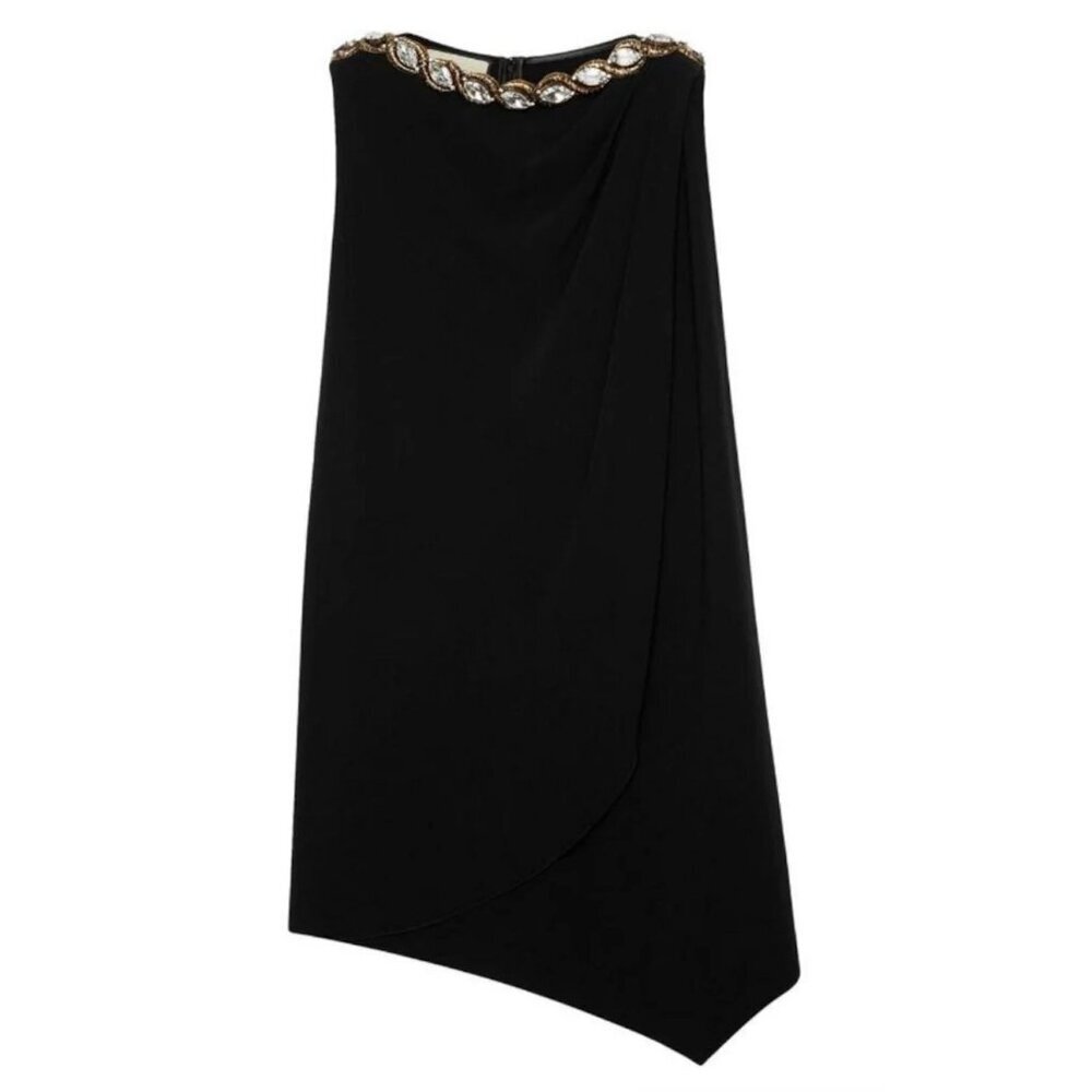 NWT Gucci Jersey Crystal Embellished Dress Size S